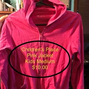 Children’s Place hot pink hooded jacket